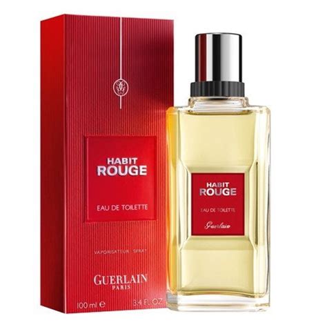 guerlain habit rouge 100 ml edt spray|habit rouge perfume reviews.